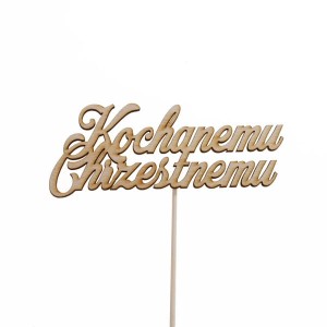 napis KOCHANEMU CHRZESTNEMU pik 