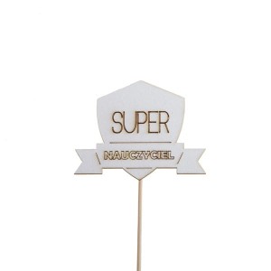 tarcza SUPER NAUCZYCIEL pik 