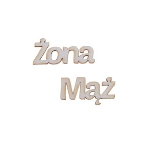napisy ŻONA MĄŻ  