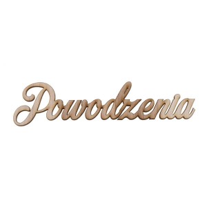 napis POWODZENIA 
