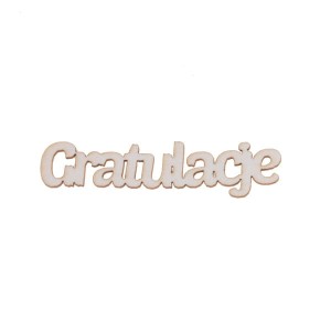 napis GRATULACJE 
