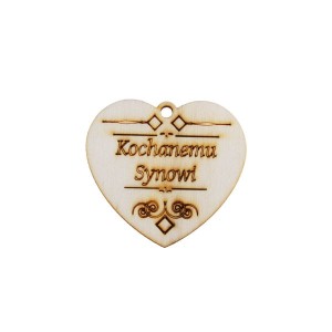 serce zawieszka KOCHANEMU SYNOWI 