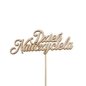 napis Dzień Nauczyciela topper pik dla nauczycieli 