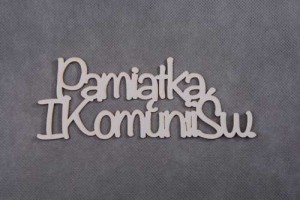 napis Pamiątka I Komunii Św.  dekoracja na komunię