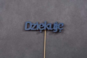 napis DZIĘKUJĘ pik