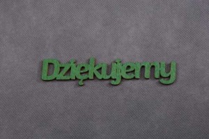 napis DZIĘKUJEMY