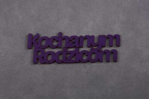 napis KOCHANYM RODZICOM