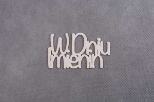 napis W DNIU IMIENIN 