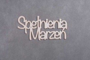 napis SPEŁNIENIA MARZEŃ 