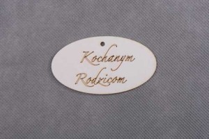owal zawieszka KOCHANYM RODZICOM