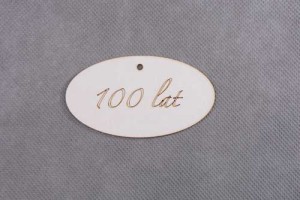 owal zawieszka 100 LAT 