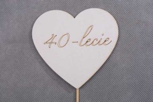 serce pik 40-LECIE 
