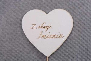serce pik Z OKAZJI IMIENIN 