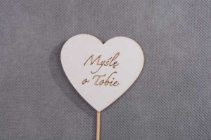 serce pik MYŚLĘ O TOBIE 