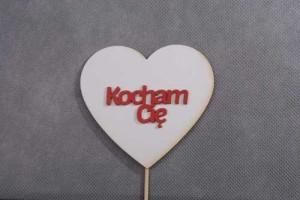 serce KOCHAM CIĘ pik