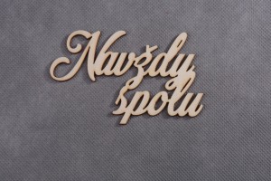 napis NAVŽDY SPOLU 