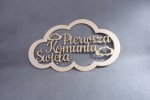 chmurka PIERWSZA KOMUNIA ŚWIĘTA 1 szt. DUŻY FORMAT