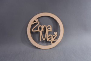 ring ŻONA MĄŻ 3 szt. DUŻY FORMAT