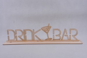 NAPIS NA PODSTAWCE drink bar 1 szt.
