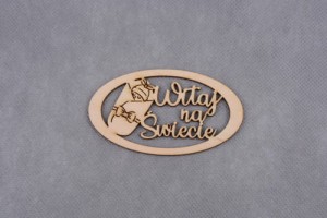 owal WITAJ NA ŚWIECIE 