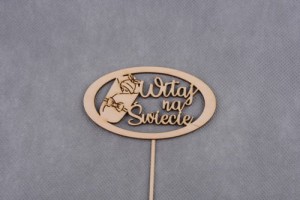 owal WITAJ NA ŚWIECIE pik