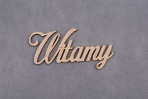 napis WITAMY 
