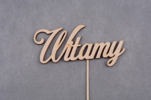 napis WITAMY pik 