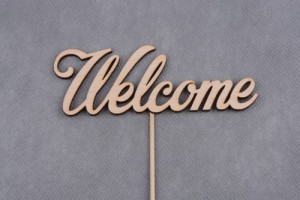 napis WELCOME pik