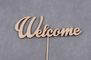 napis WELCOME pik