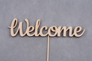 napis WELCOME pik 
