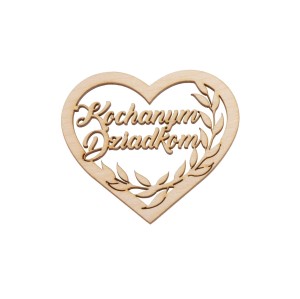 serce KOCHANYM DZIADKOM