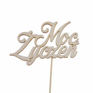 napis MOC ŻYCZEŃ pik 