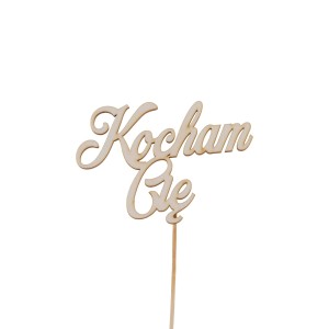 napis KOCHAM CIĘ pik 