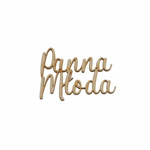 napis PANNA MŁODA 