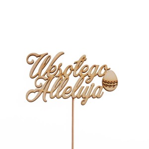 napis WESOŁEGO ALLELUJA pik 