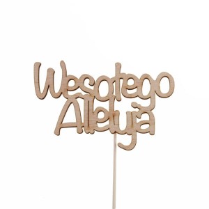 napis WESOŁEGO ALLELUJA pik